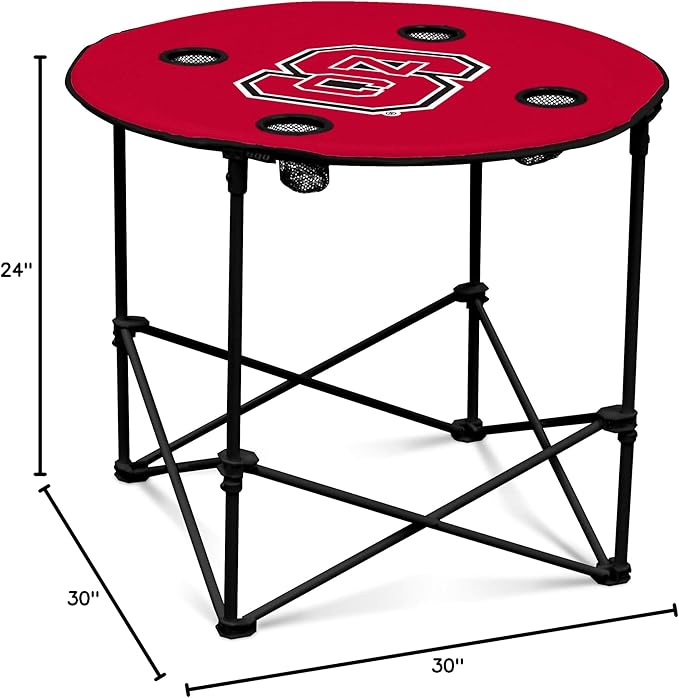 Logo Brands Officially Licensed NCAA Unisex Round Table One Size Team Color