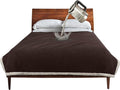 Catalonia Waterproof Blanket Washable Leakproof Bed Cover for Couples Reversible Protector Blanket for Bed Couch Sofa 50X60 inches Brown