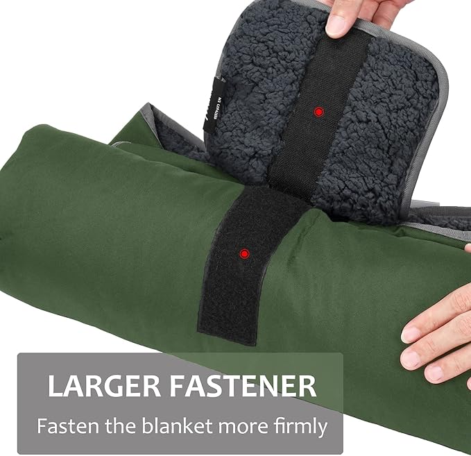 Tirrinia Large Waterproof Outdoor Blanket Soft Warm Windproof Stadium Blanket with Sherpa Fleece and Foldable for Outdoor Sport Baseball Football Beach Concerts Car