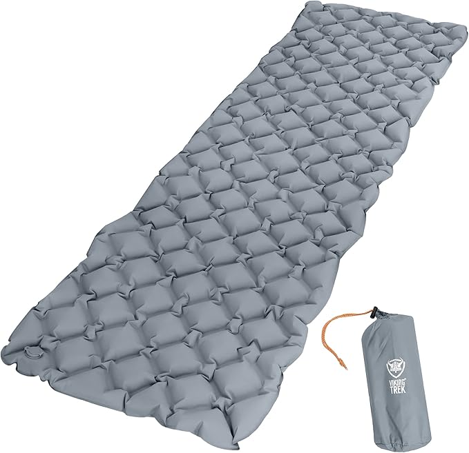 Ultralight Sleeping Pad for Camping - Lightweight Sleeping Mat for Backpacking - Inflatable &amp Compact Air Mattress