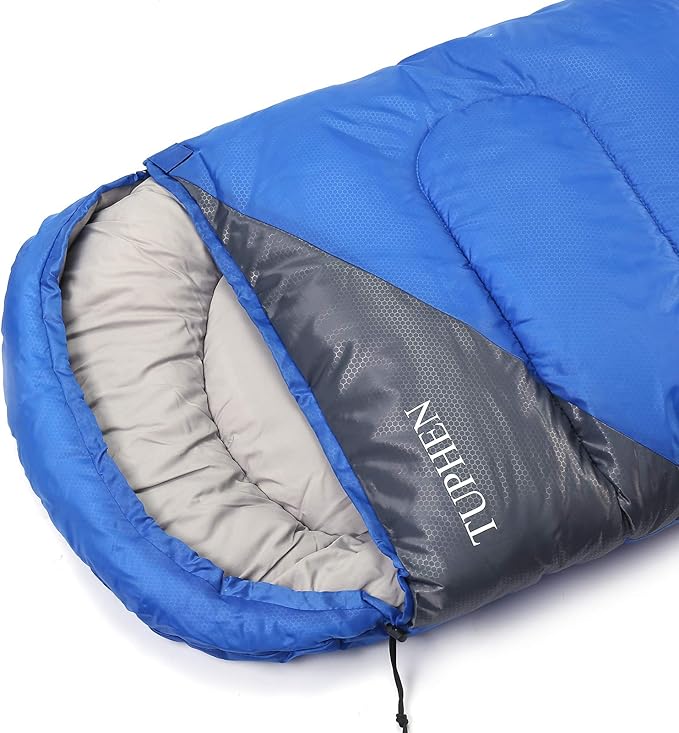 tuphen- Sleeping Bags for Adults Kids Boys Girls Backpacking Hiking Camping Microfiber Liner Cold Warm Weather 4 Seasons Indoor Outdoor Use Lightweight &amp Waterproof