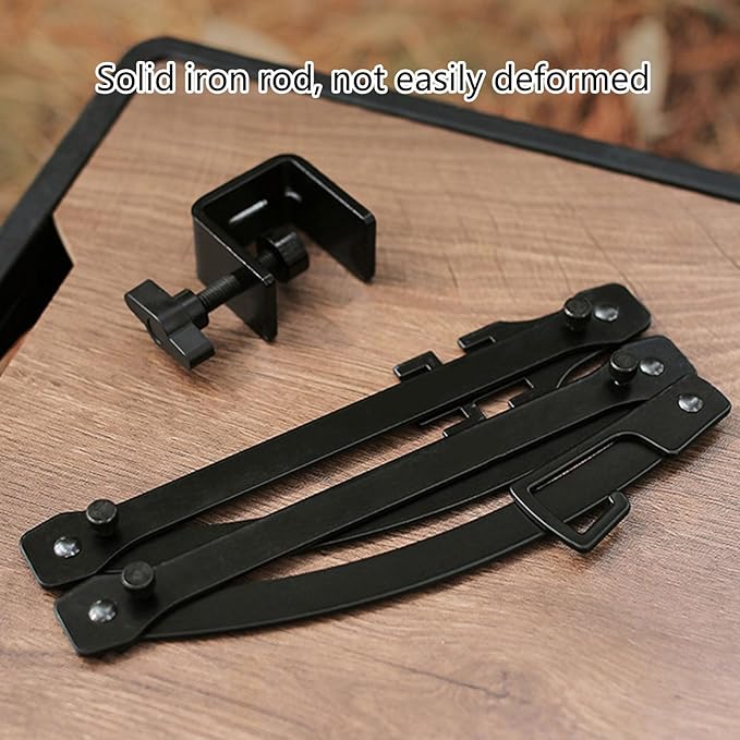 Folding Lamp Stand Outdoor Table Lamp Hanger Rack Portable Desktop Camping Light Stand for Outdoor Camping Hiking