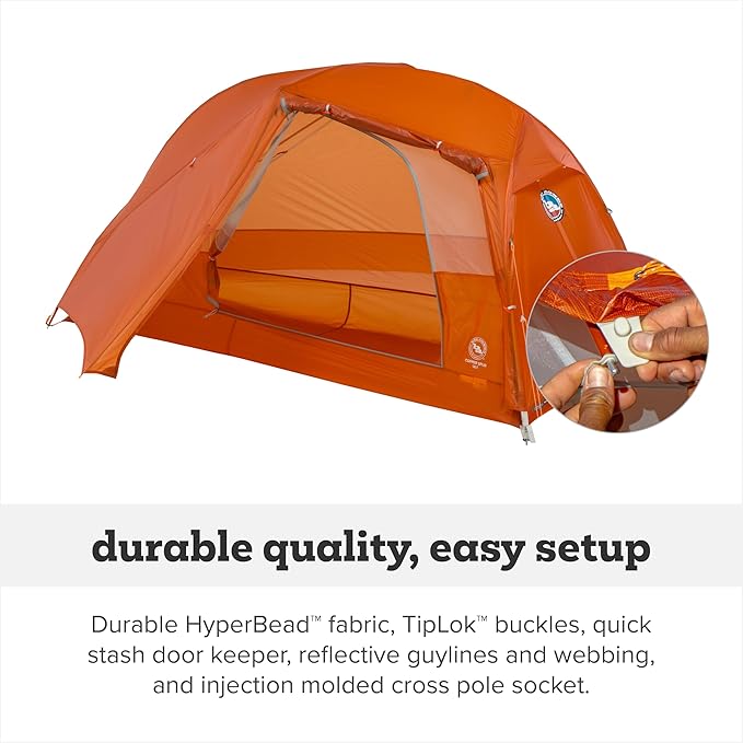 Big Agnes Copper Spur UL - Backpacking Tent for Camping 3 Season Ultralight Waterproof Anodized Poles
