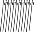 12PCS Tent Stakes Heavy Duty 16Inch Metal Camping Stakes Tent Pegs for Outdoors Mountain-Climbing Camping Hiking