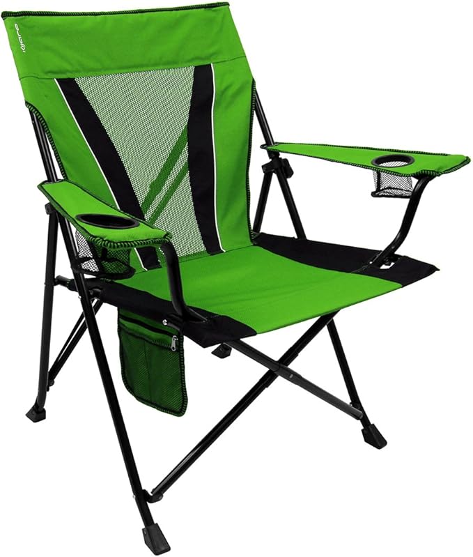 Kijaro XXL Dual Lock Portable Camping Chair - Supports Up to 400lbs - Enjoy The Outdoors in a Versatile Folding Sports &amp Outdoor Chair