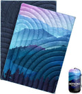 Camping BlanketPuffy Blanket Lightweight Packable Camping Blanket Outdoor Blanket for CampingTraveling Stadium Hiking Picnics