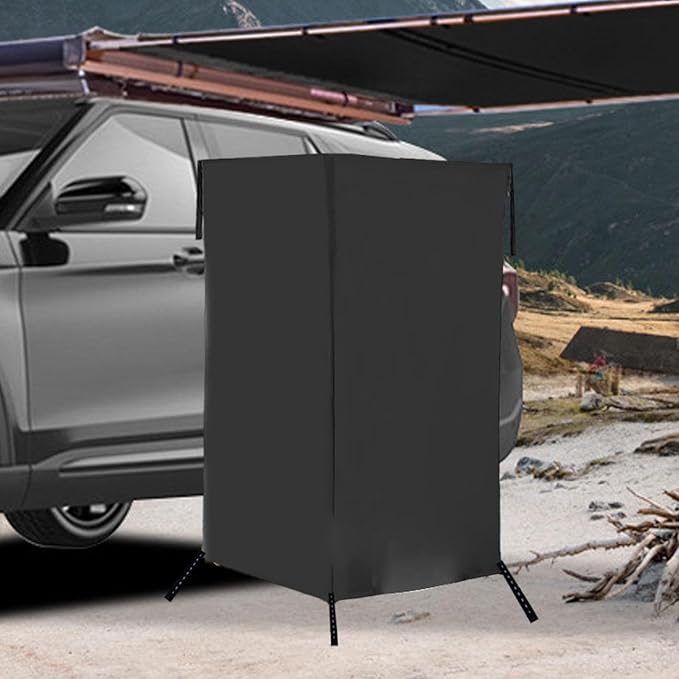 Vehicle Side Shower Tent Dressing Room Portable Privacy Shelter Camping Awning Shower Room for Long Road Trips Camping Travel