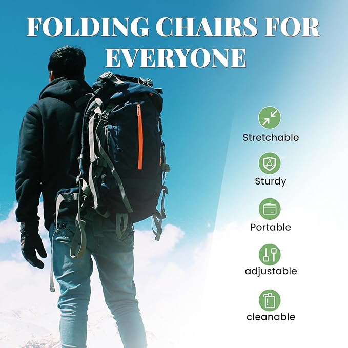 2 Pack Upgraded Folding Stool 19.7 Collapsible Stool Height Max Weight 1000lbs Portable Telescoping Seat with Cushion and Storage BagRetractable Folding Chair for Camping Hiking Outdoor BBQ-Green