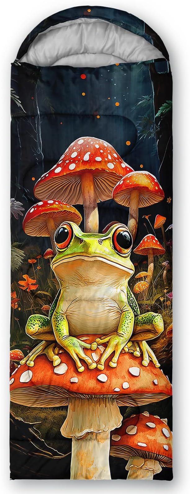 AILONEN Sports Basketball Sleeping Bag for Kids BoysWarm and Cool WeatherLightweightWaterproof Backpacking3D Galaxy Ball Print Sleeping Bag for Camping
