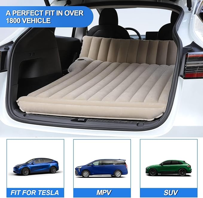 ThinSGO for Tesla Model Y All Version (2020-2026) Air Mattress Inflatable Mattress Air Bed for Tesla Model Y for Camping Outdoor Home