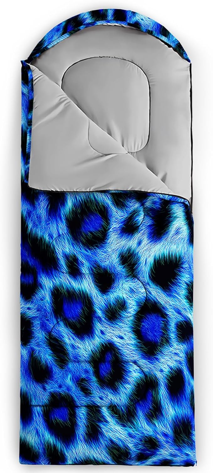 QOOMO Camping Sleeping Bags3 Season Warm &amp Cool WeatherLightweightWaterproof Sleeping Bags for Adults &amp KidsTravelingand OutdoorsCamping Gear Equipment