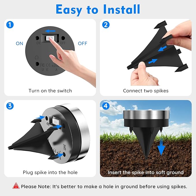 Solar Ground Lights Outdoor 12 Pack Solar Lights Outdoor Waterproof Mini Flat Solar-Powered Garden Light Landscape Lighting for Garden Yard Lawn Pathway Walkway Driveway Backyard Decor Cold White