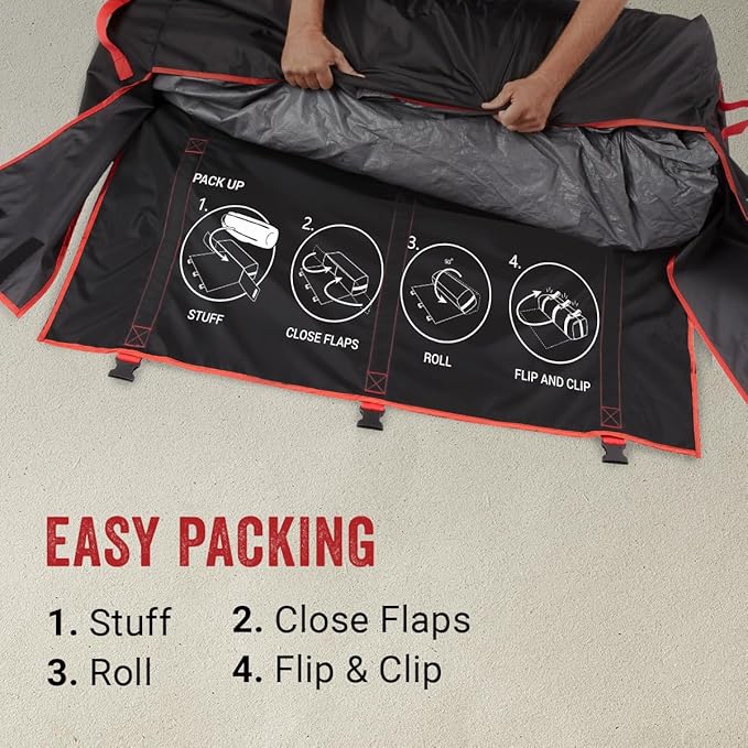 Coleman Skylodge Instant Tent with Rainfly 4/6/8 Person Family Tent Sets Up in a Minute Includes Pre-Attached Poles &amp Carry Bag Made of PFAS-Free Materials