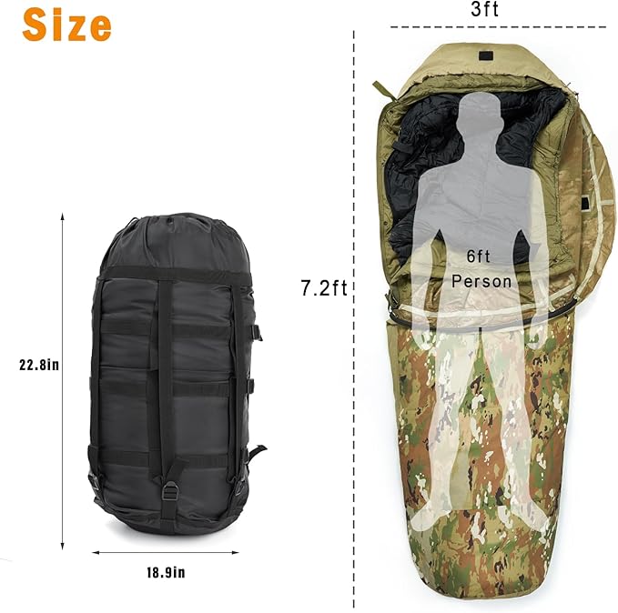 MT Military Army MSS with Alice Sleeping Pad