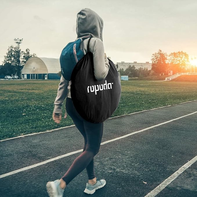 ROPODA Pop Up Tent 83inches x 48inches x 48inches Upgrade Privacy Tent Porta-Potty Tent Includes 1 Removable Bottom 8 Stakes 1 Removable Rain Cover 1 Carrying Bag