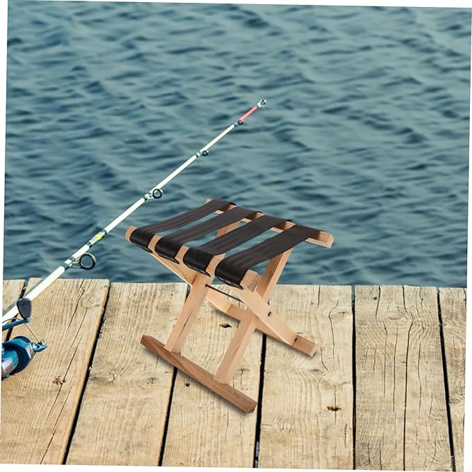 Portable Fishing Chair Lightweight Foldable Camping Stool for Outdoor Activities Travel and Fishing Compact Design Height and Easy to Carry