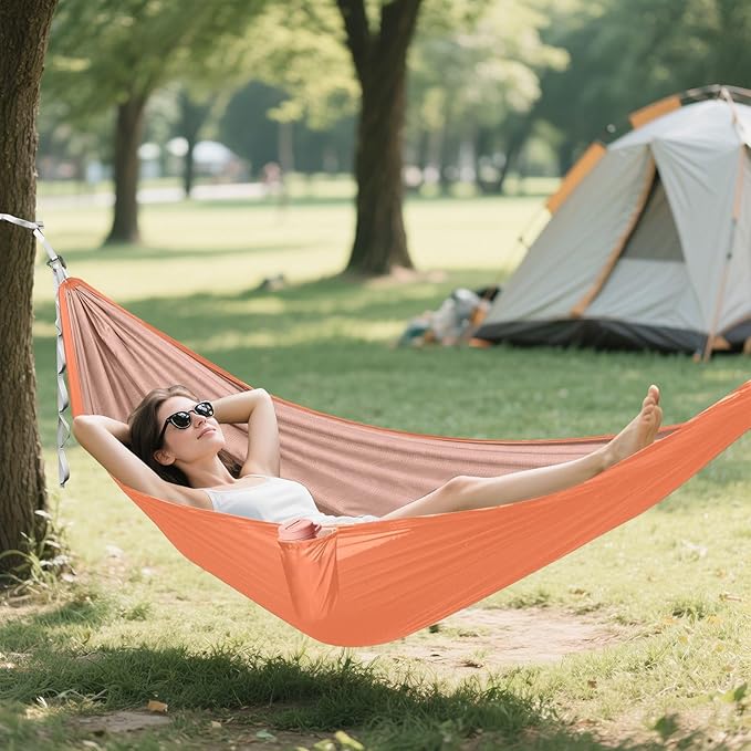 Tree Hammocks Coral Lightweight Hammocks with Two Tree Straps 114 x 54