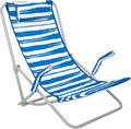 #WEJOY High Back Beach Chair for Adults Heavy Duty Beach Chairs for Adults with Headrest Lightweight Portable Chair for Camping Sand Lawn Support to 300lbs Blue