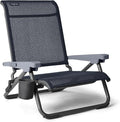 YETI Hondo Reclining Beach Chair Breathable UV-Resistant and Supports up to 350 lbs Navy