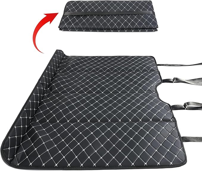 Non-Inflatable Car Mattress Foldable Car Back Seat Extender for Sleeping for Sedan/SUV Camping Essential