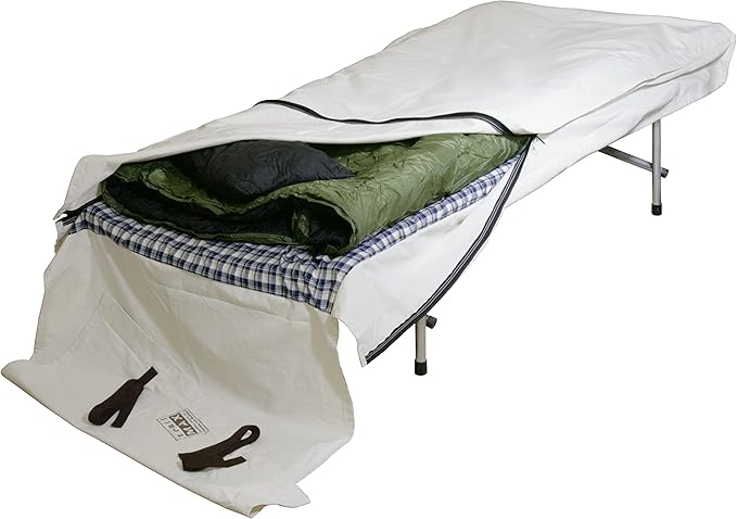 TrailMax Canvas Cavalry-Style Cowboy Bedroll Premium Lined Sleeping Bag Cover Durable 12oz Canvas Comfy Flannel Liner Winter Camping Sleeping Bed Roll Cowboy Bed Roll for Camping