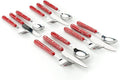 GSI Outdoors Pioneer Red 12 Piece Cutlery Set Camping Flatware