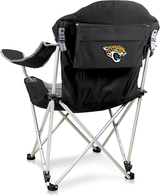 Picnic TIME NFL Unisex-Adult NFL Reclining Camp Chair Beach Chair for Adults Sports Chair with Carry Bag