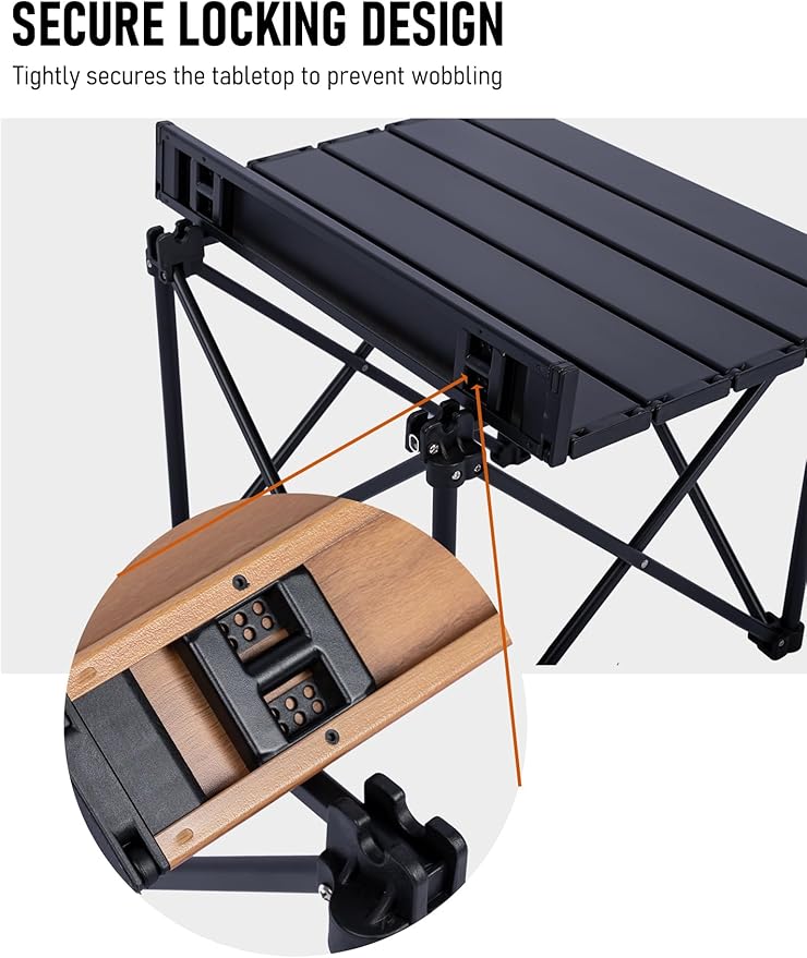 WildCall 2 High Back Camping Chair and 1 Ultralight Camping Table Ultralight Compact for Adults Outdoor Camping Backpacking Hiking
