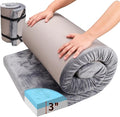 Memory Foam Sleeping Pad Camping Mattress3 Inch Thick Portable Floor Mat for Adult Waterproof Sleeping Mat Roll Up Floor Mattress Foldable Backpacking Travel Bed for HikingGuest Bed