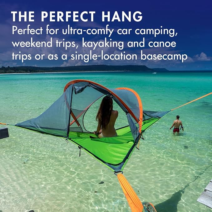 Tentsile Connect V3 2-Person Tree Tent Hammock The Original Tree Tent Company 880 Pound Capacity Portable Treehouse Heavy Duty Ratchets Included Designed in The UK