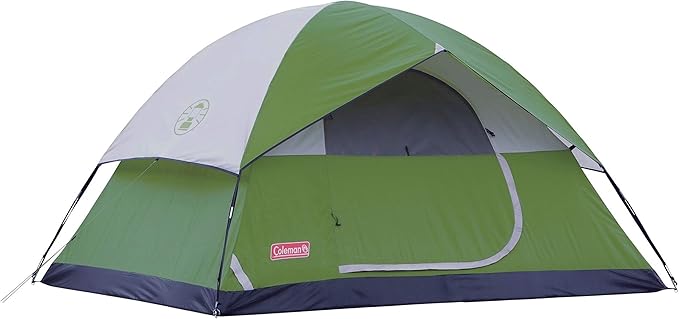 Coleman Sundome Camping Tent with Rainfly 2/3/4/6 Person Tent Sets Up in 10 Mins Weatherproof Shelter for Camping Festivals Backyard Sleepovers &amp More