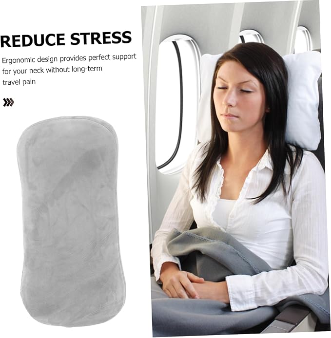 BESPORTBLE 1pcs Comfortable Memory Foam Neck Pillow Portable Sleeping Cushion for Office Travel and Home Supports Head and Neck for Relaxation and Comfort