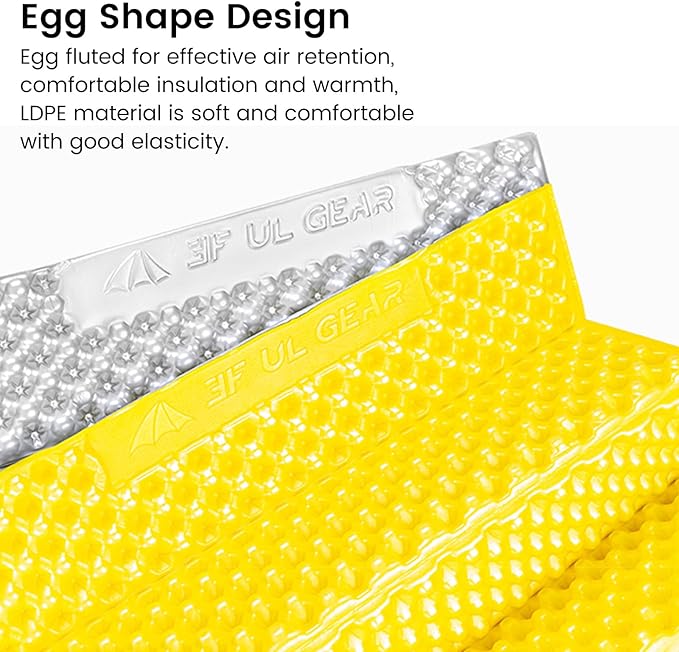 Foam Camping Sleeping Pad Closed Cell Lightweight Camping Mat Portable Moisture-Proof Ultralight Camping Mattress 0.9Lb for Outdoor Hiking Mountaineering Backpacking