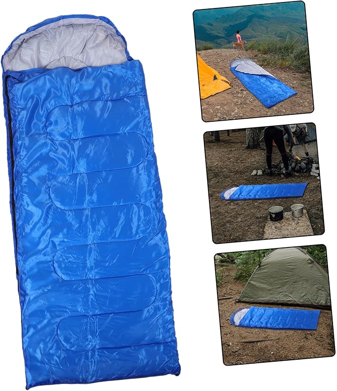 Warm Envelope for Adults Lightweight Hollow Cotton Insulated Outdoor Camping Gear Wide Design for Backpacking Hiking and Cold Weather Travel