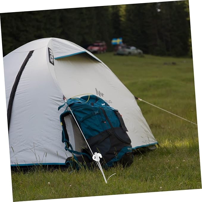 Camping Tent Accessories Set Heavy Duty Tent Stakes Windproof Rope PE Hammer and Storage Bag for Outdoor Camping and Hiking