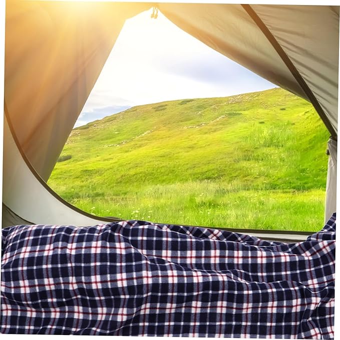 VANZACK Lightweight Foldable Down Liner for Adults Warm and Portable Indoor Outdoor Nap Sack with Comfortable Soft Fleece Compact Design for Camping and Resting