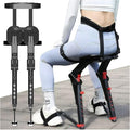 2025 Upgrade Wearable Chair Invisible Seat Lightweight Wearable Exoskeleton Seat with 5 Height Adjustments Supports Up to 150kg Foldable and Easy to Carry