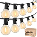 RTTY Outdoor String Lights 200ft G40 Led Patio Globe Lights with 78pcs Plastic Bulbs Shatterproof Waterproof Connectable Hanging for Porch Cafe Bistro Backyard Gazebo Balcony Deck Party