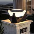 Solar Post Lights Outdoor 15x15 IP54 Waterproof Solar Lamp Post Light E26 LED Bulb Pillar Lights Outdoor Dusk to Dawn Column Lighting Lanterns for Posts Outside Deck Patio Garden Fence