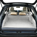 Self-Inflating SUV Air Mattress with Built in Electric Pumpcar air Mattress for TrunkPortable car Mattress for Travle and Camping (Light Gray)