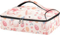 Casserole Carrier Cute RabbitInsulated Casserole Carrier for Hot or Cold Food Thermal Lunch Tote for Potluck Parties Picnic Beach Fits 9 x 13 Inches Baking Dish