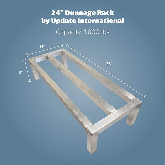 Update International Aluminum. Dunnage Rack 14in x 36in
