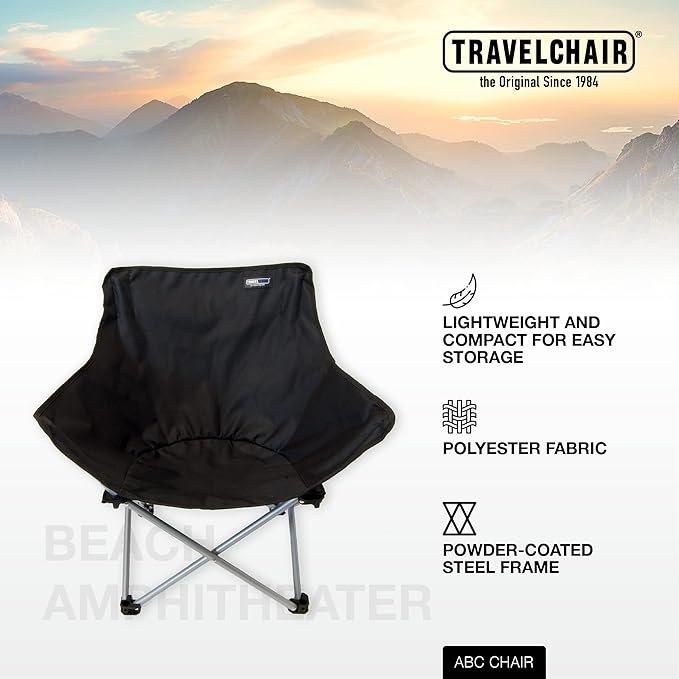 Travel Chair ABC Chair Black
