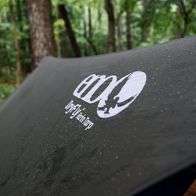 ENO Eagles Nest Outfitters DryFly Rain Tarp Ultralight Hammock Accessory Charcoal