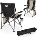 Picnic TIME NFL Unisex-Adult NFL Outlander Folding Camping Chair with Cooler Heavy Duty Beach Chair