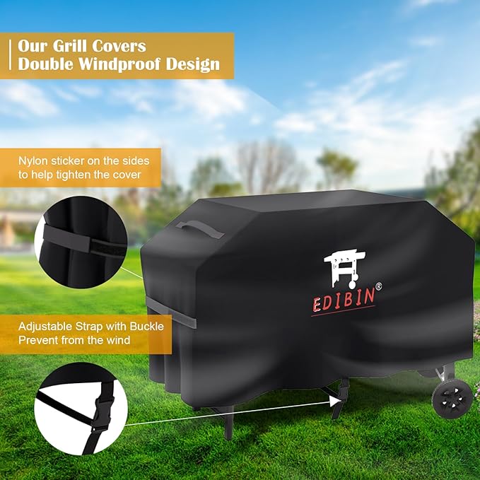 28” Griddle Cover for Weber 28 inch GriddleCompared to Weber 7771 Grill Heavy Duty Waterproof 55 Inch Griddle Cover for More 3 Burner Outdoor 28 inch Griddle