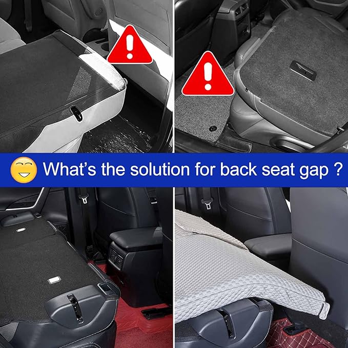 (Gray) Car Camping Essentials Increase Trunk Space for Car Camping &amp Travel Fits Tesla Y/3SUV with Full Flat Cargo Like RAV4CRVX-TrailOutbackHighlanderKugaCherokeeEquinox