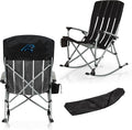 Picnic TIME NFL Unisex-Adult NFL Outdoor Rocking Camp Chair XL Heavy Duty Camping Chair for Adults