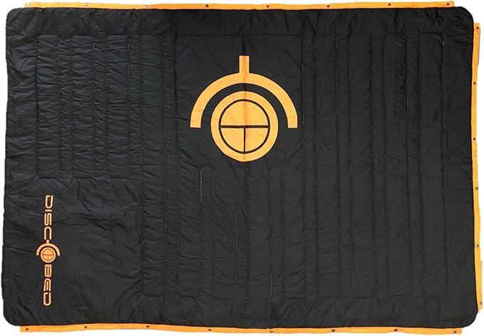 Disc-O-Bed Multifunctional Blanket with Snap Fasteners and Cozy Fleece Interior for Indoors Picnic and Outdoor Camping Black