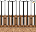 10 Pack String Light Poles for Deck5 Ft String Light Poles for Outside with Fixing ClipsMetal Poles for Outdoor String Lights Hanging Light Poles for Fence Garden Backyard Wall Bistro